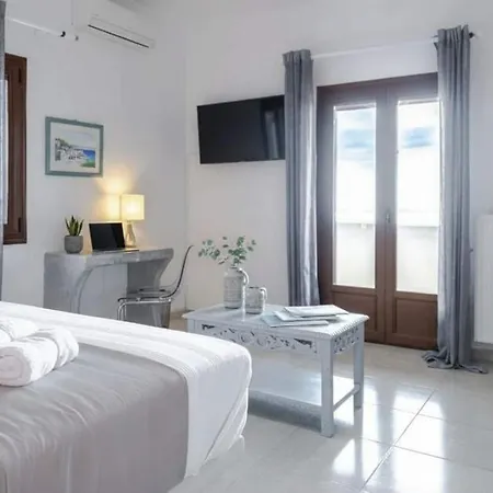 別荘 Stylish Santorini With Endless Sea Views *